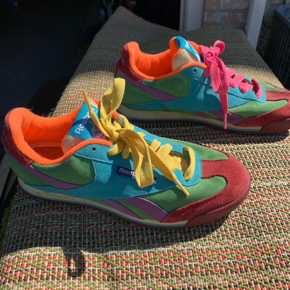reebok sneakers colorful